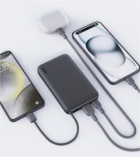 PB-Y53P PowerBank | 10000mAh | 22.5W | 4xUSB | kabel USB-C PB-Y53P PowerBank | 10000mAh | 22.5W | 4xUSB | kabel USB-C