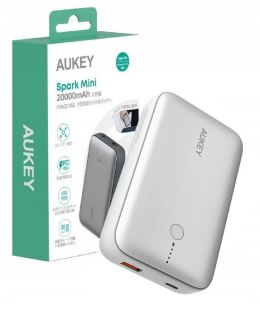 PB-Y57 White Mini PowerBank | 20000mAh | 22.5W | 2xUSB | PD 3.0 QC 3.0 LED