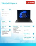 Ultrabook ThinkPad T16 G4 21QE004VPB W11Pro Ultra 7 255U/32GB/1TB/INT/16.0 WUXGA/Black/3Y Premier Support + CO2 Offset Ultrabook ThinkPad T16 G4 21QE004VPB W11Pro Ultra 7 255U/32GB/1TB/INT/16.0 WUXGA/Black/3Y Premier Support + CO2 Offset