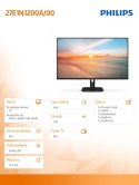 Monitor 27E1N1200A 27 cali IPS 120Hz HDMI DP VGA Głośniki Monitor 27E1N1200A 27 cali IPS 120Hz HDMI DP VGA Głośniki