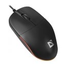 Mysz przewodowa AZORA MB-241 1200 DPI czarna podświetlana Mysz przewodowa AZORA MB-241 1200 DPI czarna podświetlana