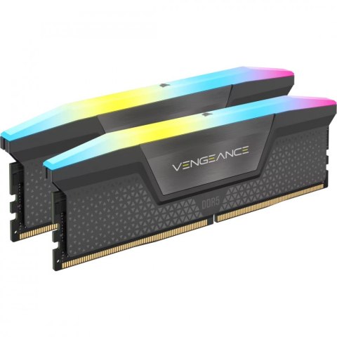 Pamięć DDR5 Vengeance RGB 48GB/6000 (2x24GB) CL30 AMD EXPO & Intel XMP Pamięć DDR5 Vengeance RGB 48GB/6000 (2x24GB) CL30 AMD EXPO & Intel XMP