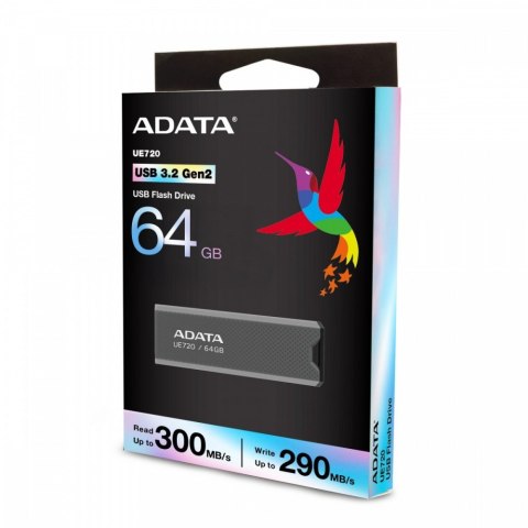 Pendrive UE720 64GB USB3.2-A Gen2 szary Pendrive UE720 64GB USB3.2-A Gen2 szary