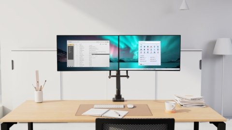 Ramię do monitora podwójne SmartFit Ramię do monitora podwójne SmartFit