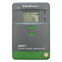 Solarny regulator ładowania MPPT z czujnikiem temperatury 30A | 12V/24V | LCD | 2xUSB | Bluetooth | APP | GEL | LiFePO4 Solarny regulator ładowania MPPT z czujnikiem temperatury 30A | 12V/24V | LCD | 2xUSB | Bluetooth | APP | GEL | LiFePO4