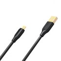 CB-MD1 kabel micro USB - USB-A 1m 480 Mbps Quick Charge czarny