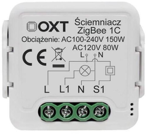 Moduł OXT mini ściemniacz 1 obwód ZigBee TUYA Moduł OXT mini ściemniacz 1 obwód ZigBee TUYA