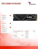 Dysk SSD XPG GAMMIX S70 BLADE 512GB PCIe 4x4 7.2/2.6 GBs Dysk SSD XPG GAMMIX S70 BLADE 512GB PCIe 4x4 7.2/2.6 GBs