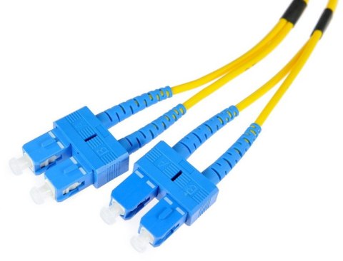 PATCHCORD ŚWIATŁOWODOWY SM SC/UPC-SC/UPC DUPLEX 2m PATCHCORD ŚWIATŁOWODOWY SM SC/UPC-SC/UPC DUPLEX 2m