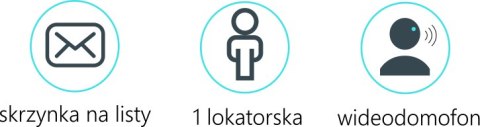 Skrzynka na listy Vidos DUO S1201A-SKM z wbudowanym wideodomofonem
