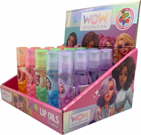 Olejek zapachowy do ust WoW MIX display 20 sztuk Olejek zapachowy do ust WoW MIX display 20 sztuk