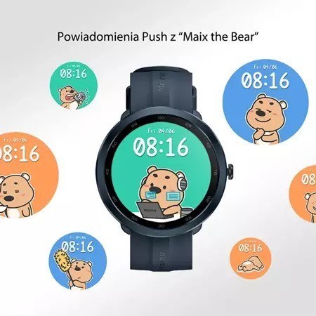 Smartwatch GPS Watch R WT2001 Niebieski Android iOS Smartwatch GPS Watch R WT2001 Niebieski Android iOS