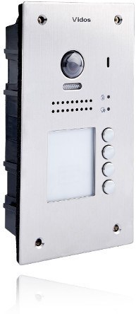 Czterorodzinna stacja bramowa VIDOS DUO S1204A Czterorodzinna stacja bramowa VIDOS DUO S1204A