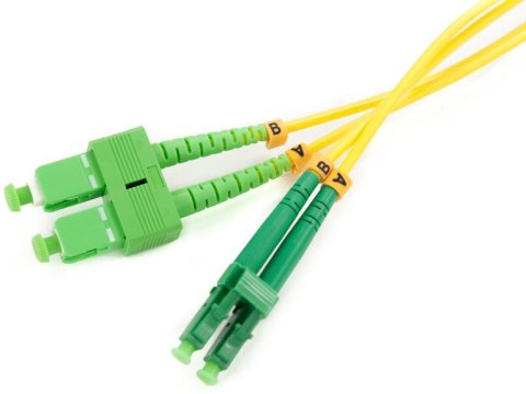 PATCHCORD ŚWIATŁOWODOWY SM 0,5M DUPLEX 9/125, SC/APC-LC/APC PATCHCORD ŚWIATŁOWODOWY SM 0,5M DUPLEX 9/125, SC/APC-LC/APC