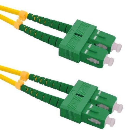PATCHCORD ŚWIATŁOWODOWY SM 1,5M SIMPLEX 9/125, SC/APC-SC/APC 3MM PATCHCORD ŚWIATŁOWODOWY SM 1,5M SIMPLEX 9/125, SC/APC-SC/APC 3MM