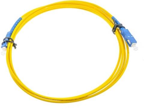 PATCHCORD ŚWIATŁOWODOWY SM SC/UPC-SC/UPC SIMPLEX 3.0MM 2m PATCHCORD ŚWIATŁOWODOWY SM SC/UPC-SC/UPC SIMPLEX 3.0MM 2m