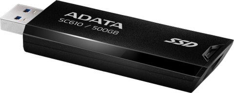Dysk zewnętrzny SSD Adata SC610 500GB USB-C czarny Dysk zewnętrzny SSD Adata SC610 500GB USB-C czarny
