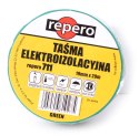 TAŚMA IZOLACYJNA REPERO 711E ZIELONA 19MMX20M TAŚMA IZOLACYJNA REPERO 711E ZIELONA 19MMX20M