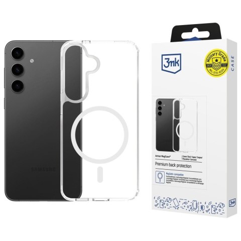 Etui Armor MagCase do Samsung S24 FE MagSafe przezroczyste Etui Armor MagCase do Samsung S24 FE MagSafe przezroczyste