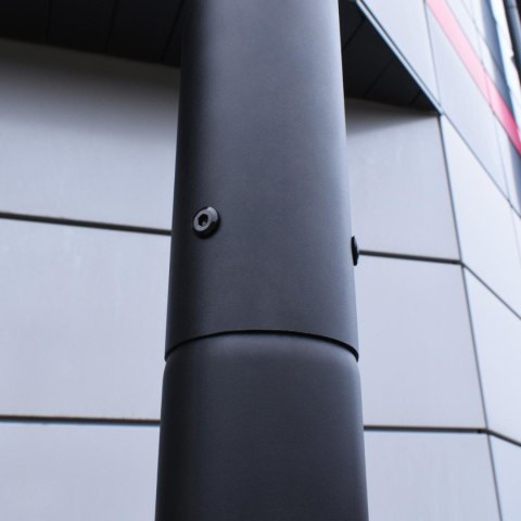Słup oświetleniowy BEMKO składany 3 m 160×160 mm fi 60 mm czarny Słup oświetleniowy BEMKO składany 3 m 160×160 mm fi 60 mm czarny