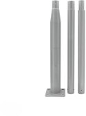 Słup oświetleniowy BEMKO składany 3 m 160×160 mm fi 60 mm szary