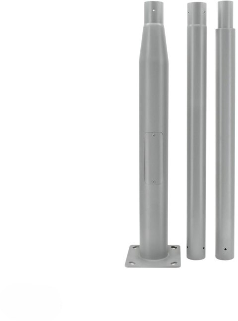 Słup oświetleniowy BEMKO składany 3 m 160×160 mm fi 60 mm szary Słup oświetleniowy BEMKO składany 3 m 160×160 mm fi 60 mm szary