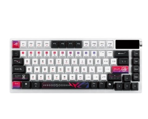 Klawiatura ROG Azoth X M704 BT/RF/USB-C/Aura/Czarno-Biała Klawiatura ROG Azoth X M704 BT/RF/USB-C/Aura/Czarno-Biała