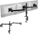 Uchwyt biurkowy przegubowy na 3 monitory Spacetronik SPA-130 Uchwyt biurkowy przegubowy na 3 monitory Spacetronik SPA-130