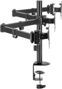 Uchwyt biurkowy przegubowy na 3 monitory Spacetronik SPA-130 Uchwyt biurkowy przegubowy na 3 monitory Spacetronik SPA-130