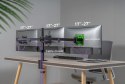 Uchwyt biurkowy przegubowy na 3 monitory Spacetronik SPA-130 Uchwyt biurkowy przegubowy na 3 monitory Spacetronik SPA-130