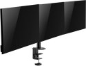 Uchwyt biurkowy przegubowy na 3 monitory Spacetronik SPA-130 Uchwyt biurkowy przegubowy na 3 monitory Spacetronik SPA-130