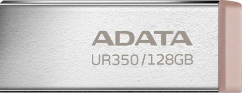 Adata Pendrive UR350 128GB USB3.2 Gen1 Metal brązowy Adata Pendrive UR350 128GB USB3.2 Gen1 Metal brązowy