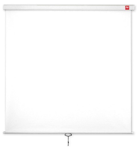 Ekran ścienny ręczny Wall Standard 200 (1:1, 200x200cm, powierzchnia biała, matowa) Ekran ścienny ręczny Wall Standard 200 (1:1, 200x200cm, powierzchnia biała, matowa)