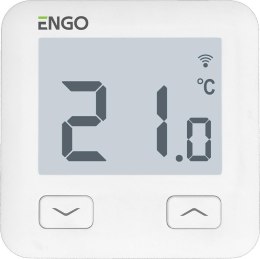 ENGO Controls E10-W - Regulator temperatury, 230V, biały, Wi-Fi, Internetowy, podtynkowy