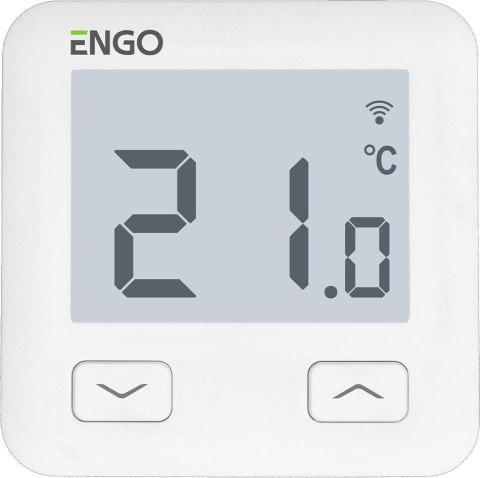 ENGO Controls E10-W - Regulator temperatury, 230V, biały, Wi-Fi, Internetowy, podtynkowy ENGO Controls E10-W - Regulator temperatury, 230V, biały, Wi-Fi, Internetowy, podtynkowy