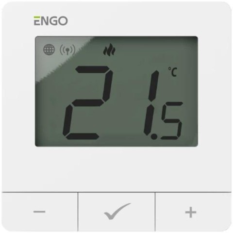 ENGO Controls E25-230W - Regulator temperatury, 230V, biały, Internetowy, natynkowy ZigBee/868MHz ENGO Controls E25-230W - Regulator temperatury, 230V, biały, Internetowy, natynkowy ZigBee/868MHz