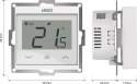 ENGO Controls E55-W - Regulator temperatury do ramki 55x55, 230V, biały, Internetowy, Wi-Fi ENGO Controls E55-W - Regulator temperatury do ramki 55x55, 230V, biały, Internetowy, Wi-Fi