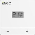 ENGO Controls EASY-BATW - Regulator temperatury, bateryjny, biały, dobowy, natynkowy ENGO Controls EASY-BATW - Regulator temperatury, bateryjny, biały, dobowy, natynkowy