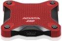 Dysk Zewnętrzny SSD Adata SD620 2TB czerwony