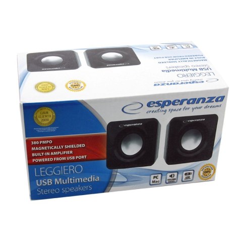 GŁOŚNIKI 2.0 CUBE USB EP111 2x3W GŁOŚNIKI 2.0 CUBE USB EP111 2x3W