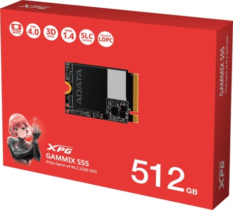Dysk SSD Adata XPG GAMMIX S55 512GB M2230 Dysk SSD Adata XPG GAMMIX S55 512GB M2230