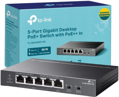 SWITCH TP-LINK TL-SG1005P-PD (POE++) SWITCH TP-LINK TL-SG1005P-PD (POE++)
