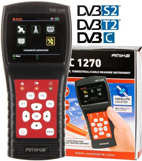 Miernik Combo AMIKO TSC-1270 (S2+T2/C) Miernik Combo AMIKO TSC-1270 (S2+T2/C)