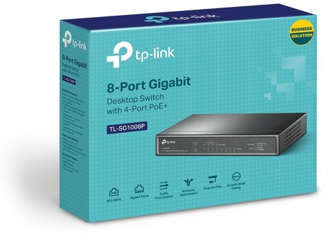 SWITCH TP-LINK TL-SG1008P SWITCH TP-LINK TL-SG1008P