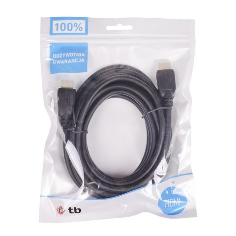 Kabel HDMI 1.4 pozłacany 1.8 m. Kabel HDMI 1.4 pozłacany 1.8 m.