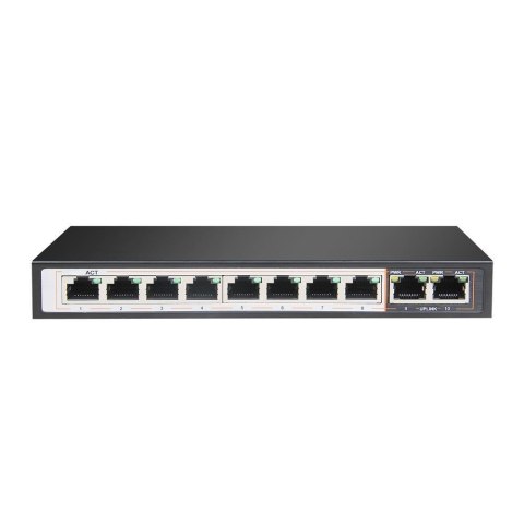 Switch Perses 8X EX-SG1008PE 10/100/1000M TX PoE AT/AF, Full Gigabit PoE