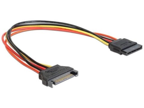 Przedłużacz SATA M/F 15PIN 30cm Przedłużacz SATA M/F 15PIN 30cm