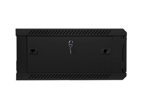 Szafa instalacyjna wisząca 19'' 4U 600X600mm czarna (drzwi szklane) Szafa instalacyjna wisząca 19'' 4U 600X600mm czarna (drzwi szklane)