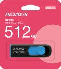Adata Pendrive UV128 512GB USB 3.2 Gen1 czarno - niebieski