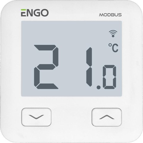 ENGO Controls E10-MBUSW - Regulator temperatury, MODBUS, 230V, Internetowy, podtynkowy, Wi-Fi ENGO Controls E10-MBUSW - Regulator temperatury, MODBUS, 230V, Internetowy, podtynkowy, Wi-Fi